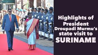 Highlights of President Droupadi Murmu’s state visit to Suriname