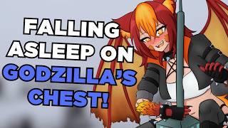 Kidnapped & Cuddled by Female Godzilla F4A ASMR Roleplay Giantess Heartbeats Monster Girl