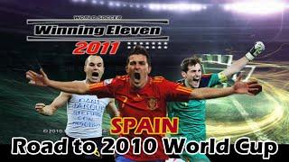 PS2 PES 2011 Spain All Goals in 2010 World Cup