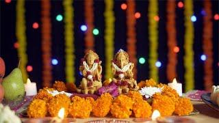 Bokeh Effect - Decorated temple of Lord Ganesha and Goddess La...  Indian Stock Footage  Knot9