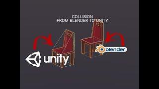 Mesh Collision from Blender into unity. Easy way.