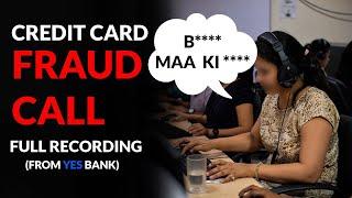 Fraud Call From Credit Card Company  Credit Card Scam full Call Recording  Girl abused me