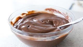 اسهل طريقة لعمل الشوكولاتة السائلة منزليا