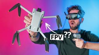DJI Mini 3 Pro – теперь это FPV дрон? Летаем в очках