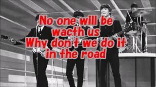 BEATLES カラオケ　Why dont we do it in the road