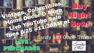 Live Vintage Sale Shop Rare Finds at Unbelievable Prices  June 25 @1130am et 830am pt