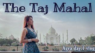 The Taj Mahal ️  sunset view   agra day 1st vlog  gimaashi