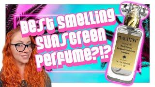 BEST BEACHY SUNSCREEN PERFUME? Vacation Fragrance Review  Fun & Fruity Summer Tropical Scent