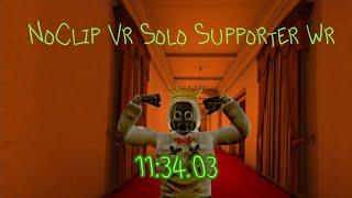 NoClip Vr Speedrun Solo Supporter WR 1134.03