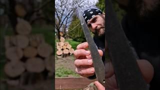 NO SPIN Long Distance Knife Throwing #shorts #knifethrowing #tutorial #tips #tipsandtricks