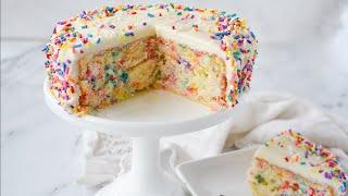 Funfetti Cake  Small Batch  Feeds 2-4