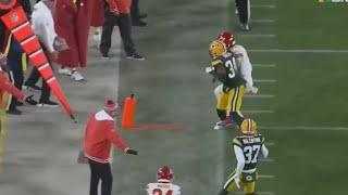 Jonathan Owens CONTROVERSIAL Late Hit on Patrick Mahomes  Chiefs vs Packers