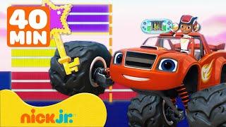 Blaze and the Monster Machines  Blaze Usa Matemática para Salvar o Dia  45 Minutos  Nick Jr.