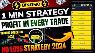 Binomo Best 1 Min Strategy 2024  Binomo No Loss Strategy  Binomo Trading  Profit on Every Trade