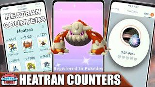 *SHINY HEATRAN* COUNTER GUIDE 100 IVs & Moveset - FIRE & STEEL Raid Boss  Pokémon Go