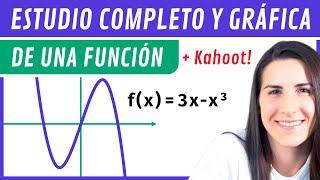 ESTUDIO Completo de FUNCIONES y Representación GRÁFICA 