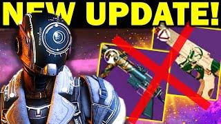 Wow... BIG Nerfs just hit Destiny 2 that Shocked Players...