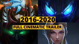 MOBILE LEGENDS ALL CINEMATIC TRAILERS  2016 - 2020  MOBILE LEGENDS BANG BANG