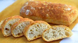 Easy Artisan Ciabatta Bread RecipeRustic Italian BreadNo Knead Rustic Bread