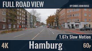 Hamburg Germany Winterhude - Barmbek-Süd - Barmbek-Nord - 4K 216060p - 1.67x Slow Motion