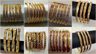 Latest Gold bangles designs 2023 with weight and price Daily wear gold jewellery  #indhusjewellery