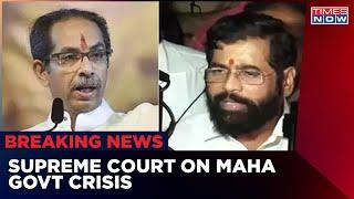 Supreme Court On Maharashtra Political Crisis  Arguments On Disqualification Of Rebel MLAs  News