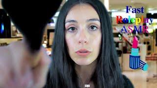 FAST & AGGRESSIVE MAKEUP ROLEPLAY  TI TRUCCO DA SEPHORA ASMR ITA