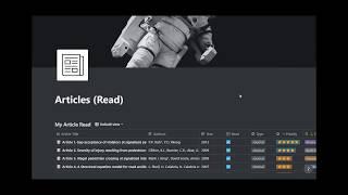 Manage Your Research Literature using Linked Database in Notion