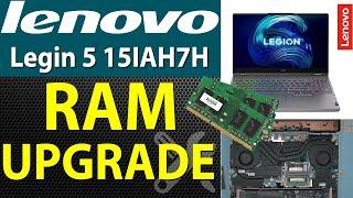 How to upgrade the Ram for Lenovo Gamin Legin 5 15IAH7H laptop