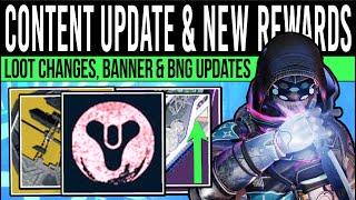 Destiny 2 NEW CONTENT UPDATE & REWARD CHANGES Echoes FINALE Featured Loot Nightfall 17 Sept