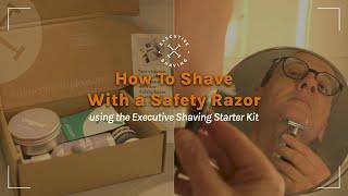 Tutorial How To Shave With a Safety Razor using our complete Starter Kit