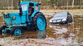 Я ПОЖАЛЕЛ что поехал туда ... История о том как ML500 4x4 пробивался через болота. RC OFFroad