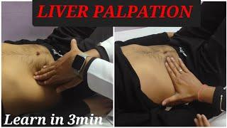 LIVER PALPATION  Learn In Just 3 minutes