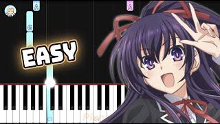 Date A Live II OP - Trust in you - EASY Piano Tutorial & Sheet Music