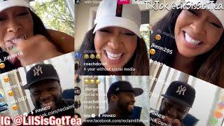 LALA ANTHONY & 50 CENT PLAY WOULD YOUR RATHER ON INSTAGRAM LIVE