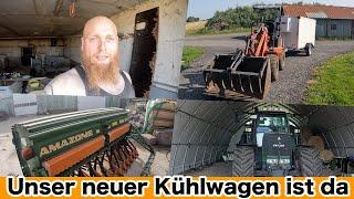 FarmVLOG#634 - Unser neuer Kühlwagen ist zu Hause