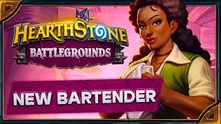 Hearthstone Battlegrounds. Voicelines of the new bartender Roberta