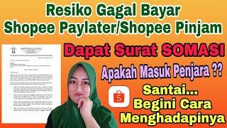 DAPAT SURAT SOMASI KARENA TIDAK BAYAR SHOPEE PAYLATERSHOPEE PINJAM #shopee #shopeeindonesia #somasi