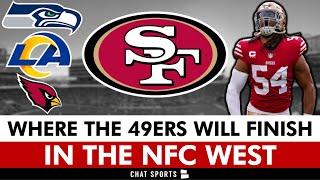 Where The San Francisco 49ers Will Finish In The NFC West  San Francisco 49ers News Today