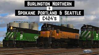 Train Simulator  BN and SP&S - Alco C424 pack  #trainsimulator