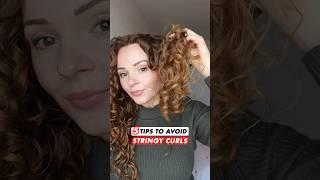 No more stringy curls‍️ Those juicy curl clumps at the end#curlyhairtips #curlyhairroutine