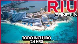 ️ Shocking Hotel RIU CANCUN 4K  All Inclusive 247 5 100% REAL GUIDE COSTS TIPS  BEACH 