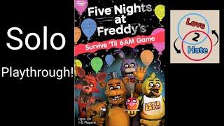 Solo Playthrough of Five Nights at Freddys Survive Till 6AM Game