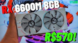 ELA CHEGOU RX 6600M 8GB COM RGB POR R$570 A ÚLTIMA ANTES DO REMESSA CONFORME