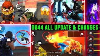 OB44 SHOCKING UPDATE - ALL NEW UPDATES FREE FIRE  200 SENSITIVITY  NEW CHARACTER TEST  NEW GUN