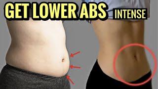 10 Min LOWER ABS Workout Intense  burn lower belly fat NO equipment