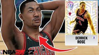 GALAXY OPAL DERRICK ROSE GAMEPLAY IS HE WORTH THE PRICE? NBA 2K22 MYTEAM