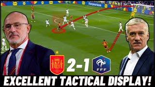 How Spain DOMINATED France Spain 2-1 FranceMatch Analysis