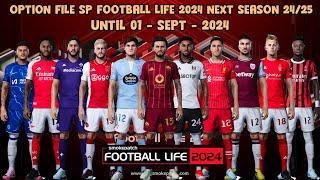 OPTION FILE SP FOOTBALL LIFE 2024 NEXT SEASON 2425 - UNTIL 01 - SEPT - 2024