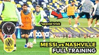 Messi did this in training today